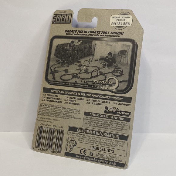 Hot Wheels 2000 First Editions Ferrari 365 GTB/4 (2000 061) - Picture 2 of 2